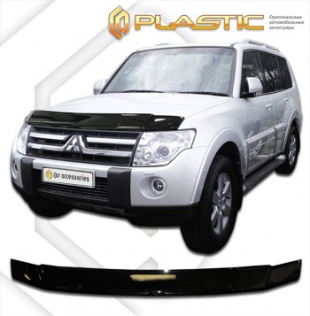 Дефлектор капота CA-Plastic Mitsubishi Pajero 4 V80 3 дв. 1-ый рестайлинг (2011-2014)