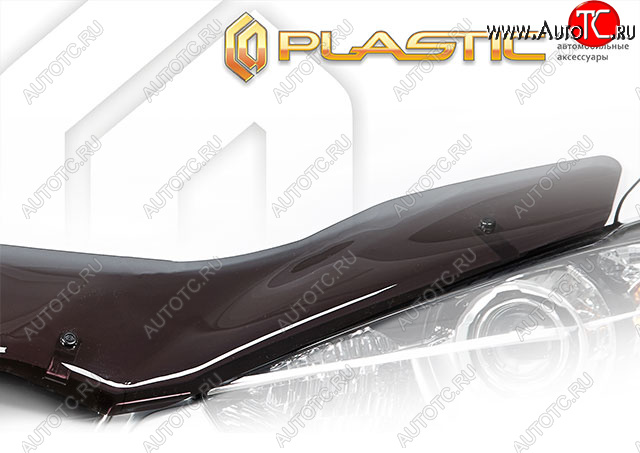 2 049 р. Дефлектор капота CA-Plastic  Nissan Wingroad  2 Y11 (2001-2005) рестайлинг универсал (classic полупрозрачный, без надписи)  с доставкой в г. Тольятти