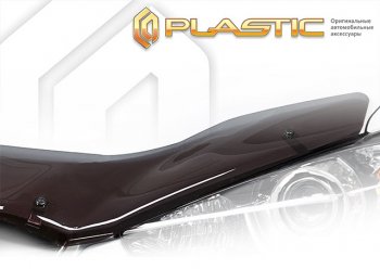 2 049 р. Дефлектор капота CA-Plastic  Toyota Voltz (2008-2010) (серия Сlassic полупрозрачный, без надписи)  с доставкой в г. Тольятти. Увеличить фотографию 2