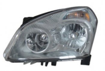 7 299 р. Левая фара (c электрокорректором) BODYPARTS  Nissan Qashqai  1 (2007-2010) дорестайлинг  с доставкой в г. Тольятти. Увеличить фотографию 1