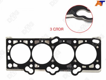 2 099 р. Прокладка ГБЦ G4GCG4GB 1,82,0(металл) DYG Hyundai Avante (2010-2013)  с доставкой в г. Тольятти. Увеличить фотографию 3