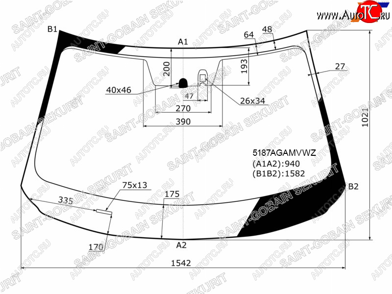 27 649 р. Стекло лобовое (Датчик дождя Молдинг) SAINT-GOBAIN SEKURIT Mazda CX-5 KF (2016-2025)  с доставкой в г. Тольятти