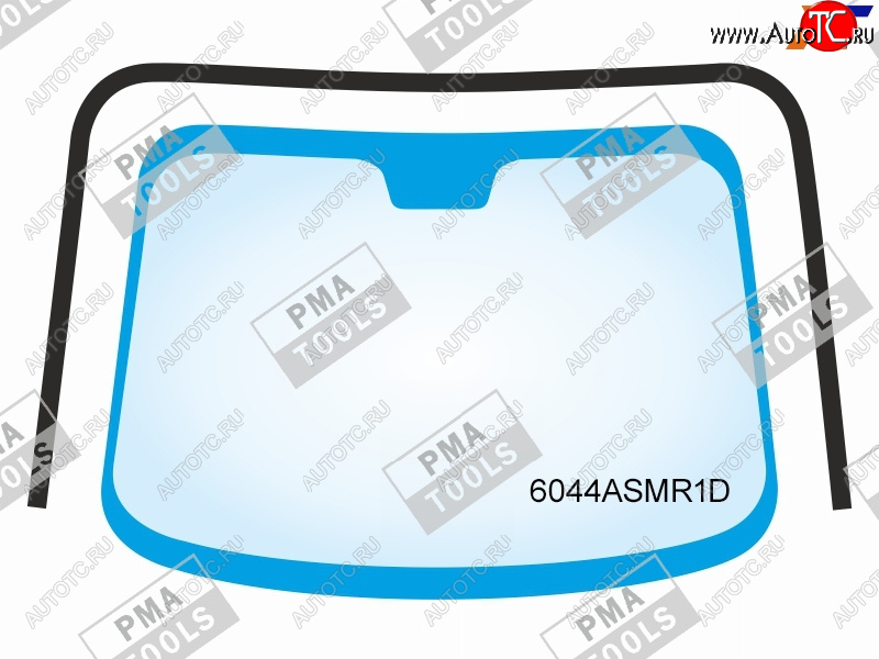 3 499 р. Молдинг лобового стекла (панорамная крыша) PMA Nissan Qashqai 1 дорестайлинг (2007-2010)  с доставкой в г. Тольятти