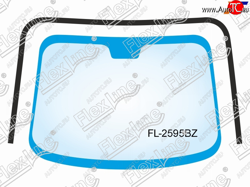 2 569 р. Молдинг лобового стекла (П-образный) FLEXLINE Subaru Tribeca (2008-2014)  с доставкой в г. Тольятти