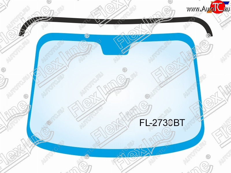 1 159 р. Молдинг лобового стекла (Сверху) FLEXLINE BMW X5 E70 дорестайлинг (2006-2010)  с доставкой в г. Тольятти