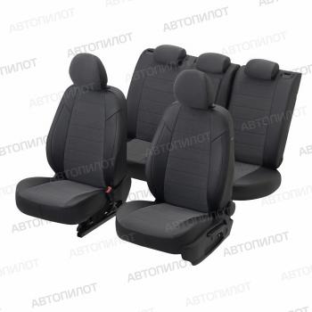 7 799 р. Чехлы на сиденья Велюр (к. Comfort Luxe экокожа) Автопилот Уаз Патриот 3163 5 дв. 2-ой рестайлинг (2017-2025) (черный)  с доставкой в г. Тольятти. Увеличить фотографию 6