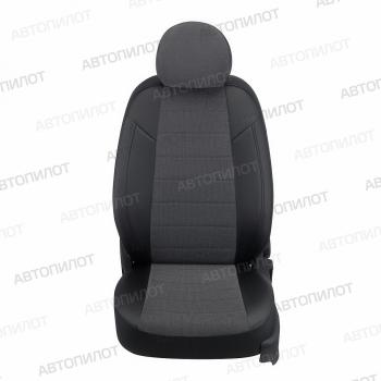 7 799 р. Чехлы на сиденья Велюр (к. Comfort Luxe экокожа) Автопилот Уаз Патриот 3163 5 дв. 2-ой рестайлинг (2017-2025) (черный)  с доставкой в г. Тольятти. Увеличить фотографию 3