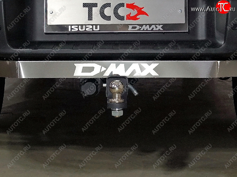 21 999 р. Фаркоп (тягово-сцепное устройство) TCC Тюнинг  Isuzu D-Max  RG (2020-2023) DoubleCab (оцинкованный, шар E, надпись D-MAX)  с доставкой в г. Тольятти