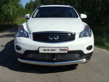 Нижняя декоративная вставка в бампер ТСС Тюнинг INFINITI EX35 J50 (2007-2013) ()