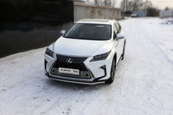 Защита переднего бампера нижняя d42,4 мм ТСС Тюнинг Lexus RX350 AL10 дорестайлинг (2008-2012)