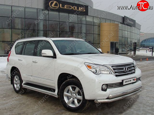 36 299 р. Защита переднего бампера нижняя d76,1*75 мм ТСС Тюнинг Lexus GX460 J150 дорестайлинг (2009-2013) (нержавейка)  с доставкой в г. Тольятти