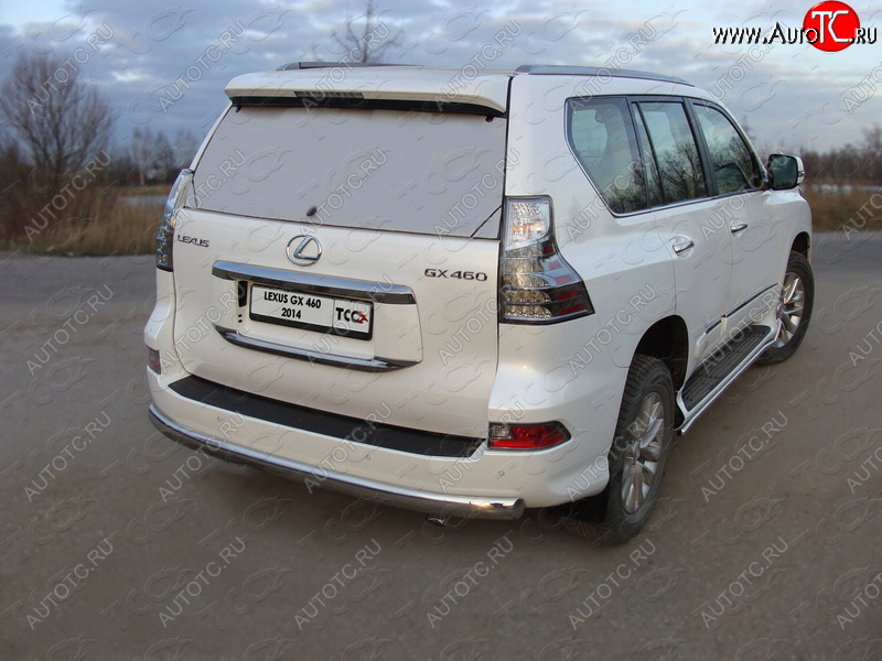 24 999 р. Защита задняя (центральная овальная 75х42 мм) ТСС Тюнинг  Lexus GX460  J150 (2019-2022) 2-ой рестайлинг (центральная )  с доставкой в г. Тольятти