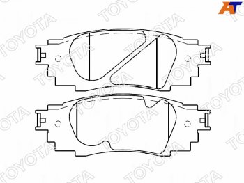 Колодки тормозные задние RH-LH SAT Lexus RX350L AL20 дорестайлинг (2017-2019)