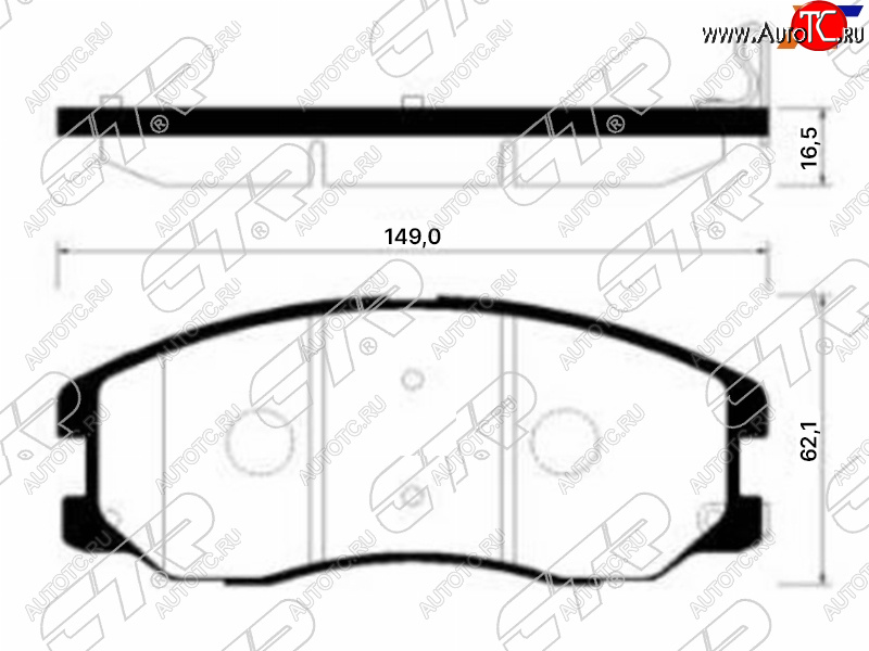 2 159 р. Колодки тормозные передние FL-FR SAT Chevrolet Captiva  дорестайлинг (2006-2011)  с доставкой в г. Тольятти