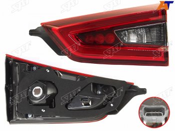 Правый фонарь (LED, внутренний) SAT Nissan Qashqai 2 J11 рестайлинг (2017-2022)