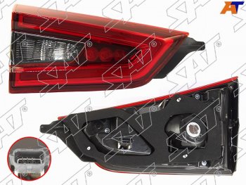 Левый фонарь (LED, внутренний) SAT Nissan Qashqai 2 J11 рестайлинг (2017-2022)