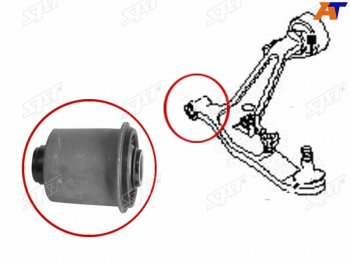 369 р. Сайлентблок переднего нижнего рычага FR SAT Nissan Wingroad 2 Y11 дорестайлинг универсал (1999-2001)  с доставкой в г. Тольятти. Увеличить фотографию 3