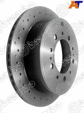 Диск тормозной задний Ø345 BREMBO Toyota Land Cruiser 200 2-ой рестайлинг (2015-2021)