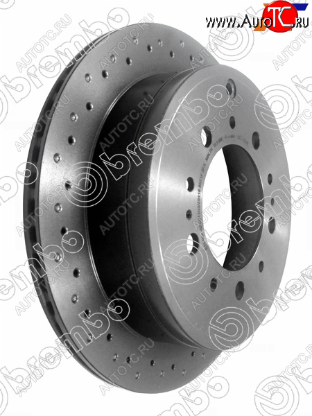 16 999 р. Диск тормозной задний Ø345 BREMBO Lexus LX570 J200 1-ый рестайлинг (2012-2015)  с доставкой в г. Тольятти