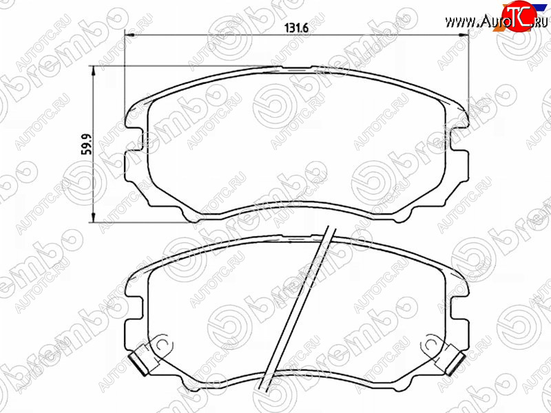 3 599 р. Колодки тормозные перед FR-FL SAT KIA Soul PS дорестайлинг (2014-2016)  с доставкой в г. Тольятти