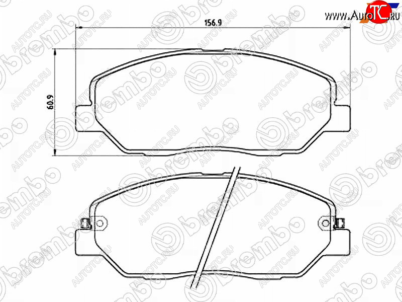 4 899 р. Колодки тормозные передние FL-FR SAT KIA Sorento BL рестайлинг (2006-2010)  с доставкой в г. Тольятти