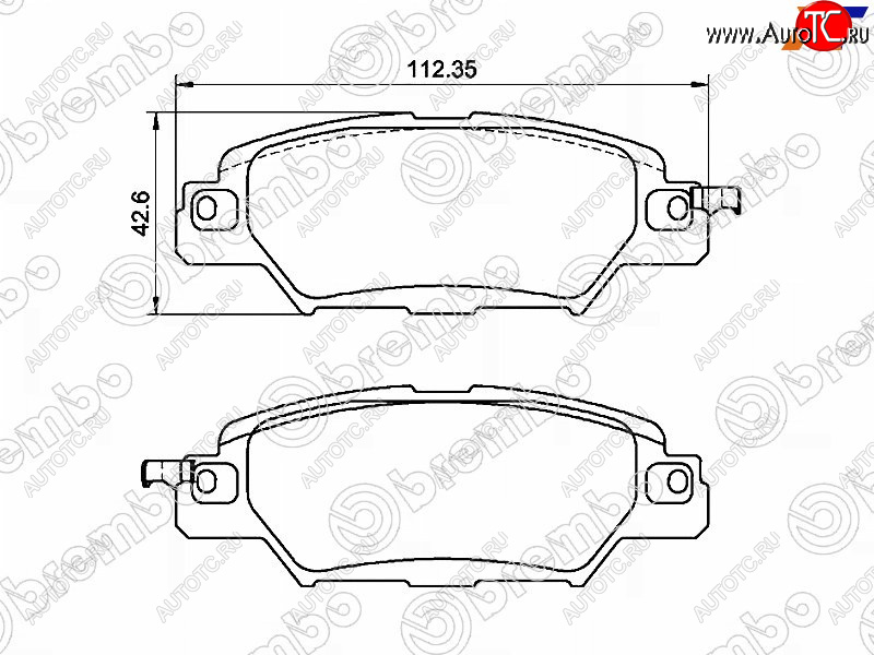 5 399 р. Колодки тормозные передние FL-FR SAT Mazda CX-5 KF (2016-2025)  с доставкой в г. Тольятти