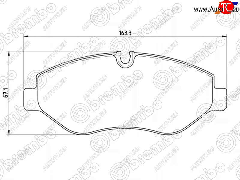 6 199 р. Колодки тормозные перед FR-FL SAT Mercedes-Benz Sprinter W906 (2006-2013)  с доставкой в г. Тольятти