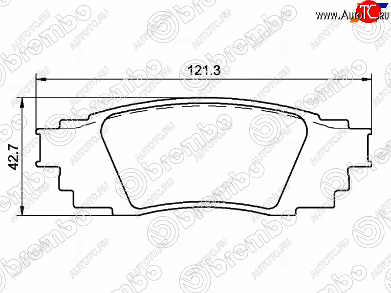 5 749 р. Копируемое: Колодки тормозные задние LH-RH SAT Lexus RX350L AL20 дорестайлинг (2017-2019)  с доставкой в г. Тольятти