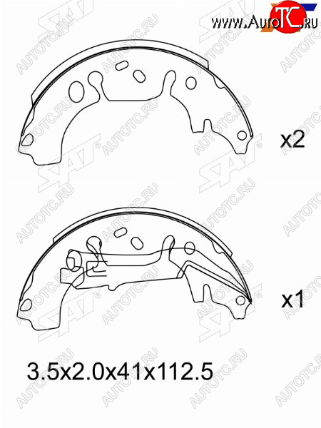 1 669 р. Колодки тормозные зад барабанные RR SAT  Opel Corsa  D (2006-2014)   дорестайлинг, хэтчбэк 5 дв., дорестайлинг, хэтчбэк 3 дв., 1-ый рестайлинг, хэтчбэк 3 дв., 1-ый рестайлинг, хэтчбэк 5 дв.,  2-ой рестайлинг, хэтчбэк 5 дв., 2-ой рестайлинг, хэтчбэк 3 дв.  с доставкой в г. Тольятти