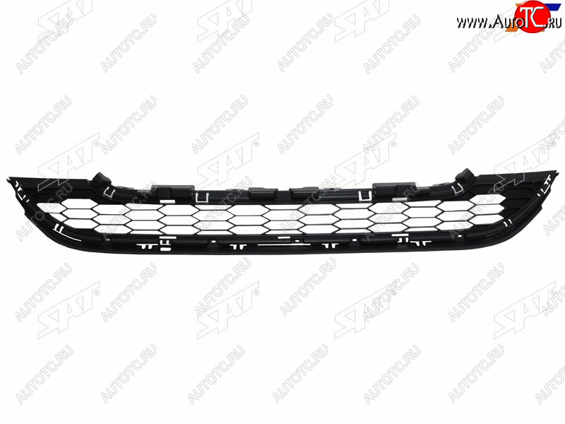 6 299 р. Центральная решетка переднего бампера SAT Honda CR-V RE1,RE2,RE3,RE4,RE5,RE7 рестайлинг (2009-2012)  с доставкой в г. Тольятти