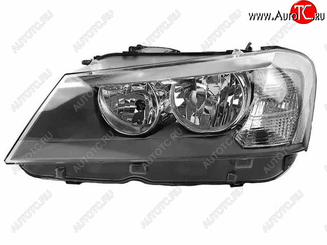 0 р. Левая фара (c электрокорректором) DEPO BMW X3 F25 дорестайлинг (2010-2014)  с доставкой в г. Тольятти