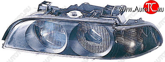 9 899 р. Фара в сборе левая DEPO BMW 5 серия E39 седан дорестайлинг (1995-2000) (линзованная)  с доставкой в г. Тольятти