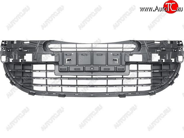 5 749 р. Центральная решетка переднего бампера (пр-во Китай) BODYPARTS Peugeot 408  дорестайлинг (2010-2017)  с доставкой в г. Тольятти