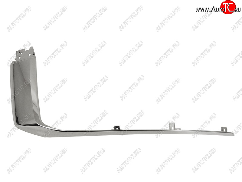 3 299 р. Правый молдинг переднего бампера (верхний) SAT Mitsubishi L200 5 KK,KL рестайлинг (2018-2022) (хром)  с доставкой в г. Тольятти