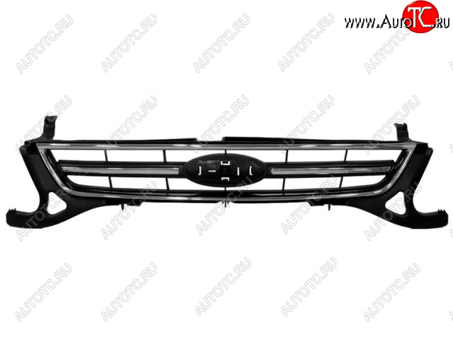 0 р. Решетка радиатора (пр-во Китай) CHINA Ford Mondeo Mk4,BD рестайлинг, седан (2010-2014) (хром)  с доставкой в г. Тольятти