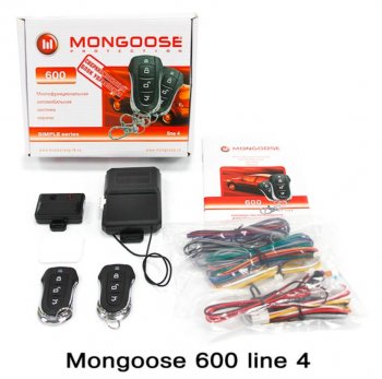 Автосигнализация Mongoose 600 line 4 Nissan Presage U30 рестайлинг (2001-2003)