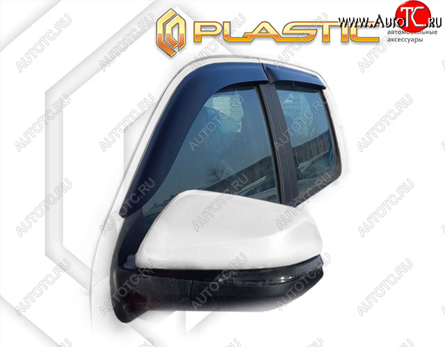 2 049 р. Ветровики дверей CA-Plastic  JAC T8 PRO (2020-2025) (Classic полупрозрачный)  с доставкой в г. Тольятти