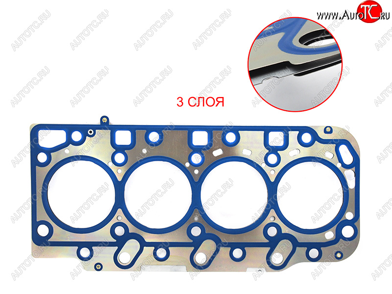 3 399 р. Прокладка ГБЦ V-2.5 D4CB (T-1.0) металл DYG Hyundai Starex/Grand Starex/H1 TQ дорестайлинг (2007-2013)  с доставкой в г. Тольятти