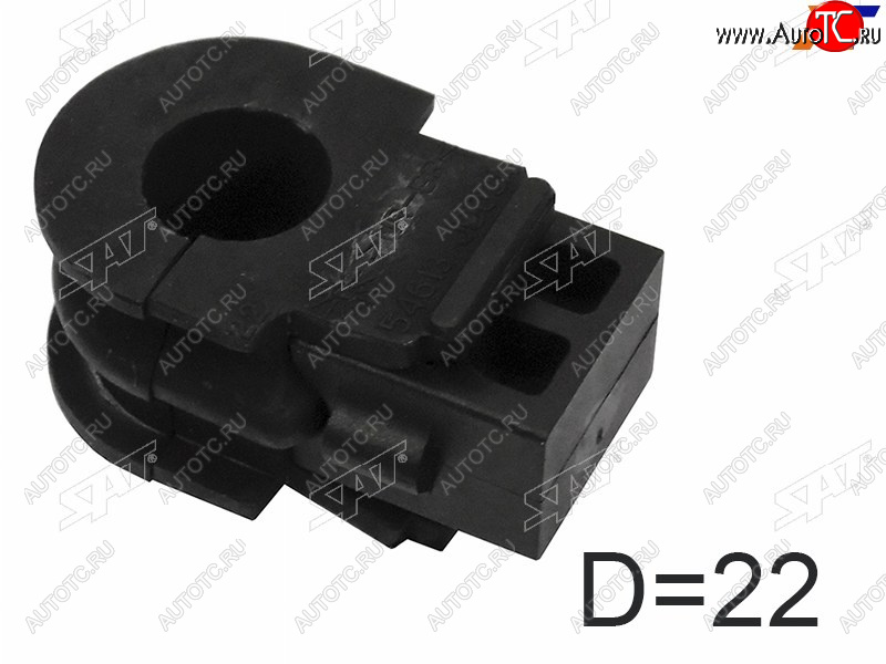 549 р. Втулка стабилизатора переднего D=22 FL-FR SAT Nissan Qashqai 1 дорестайлинг (2007-2010)  с доставкой в г. Тольятти