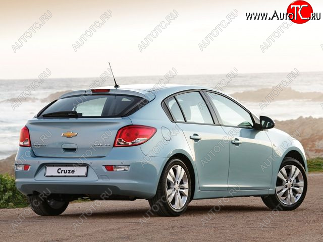 5 399 р. Задние ремонтные арки (комплект) AUTOFERRUM Chevrolet Cruze J305 хэтчбек дорестайлинг (2009-2012) (Холоднокатаная сталь 0,8 мм)  с доставкой в г. Тольятти