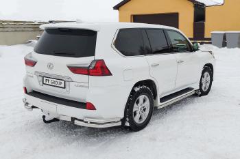 49 799 р. ТСУ PT GROUP тип AV с НЕРЖ накладкой TOYOTA LC 200 2007- LEXUS LX 2016-2021, Toyota Land Cruiser 200 2-ой рестайлинг (2015-2021)  с доставкой в г. Тольятти. Увеличить фотографию 5