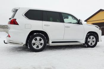 49 799 р. ТСУ PT GROUP тип AV с НЕРЖ накладкой TOYOTA LC 200 2007- LEXUS LX 2016-2021, Toyota Land Cruiser 200 2-ой рестайлинг (2015-2021)  с доставкой в г. Тольятти. Увеличить фотографию 6