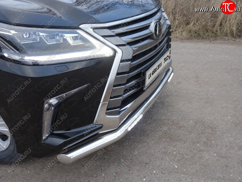 6 449 р. Рамка гос. номера ТСС Тюнинг Lexus LX450d J200 2-ой рестайлинг (2015-2022) (нержавейка)  с доставкой в г. Тольятти