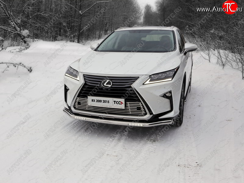 6 449 р. Рамка гос. номера ТСС Тюнинг  Lexus RX  200T - RX450H  AL10 (нержавейка)  с доставкой в г. Тольятти