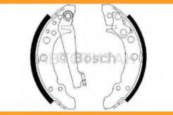 Колодки тормозные стояночного тормоза (4шт.) BOSCH Volkswagen Jetta A4 седан (1998-2005)