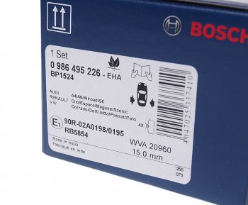 1 279 р. Колодки тормозные задние (4шт.) BOSCH Audi A6 C5 дорестайлинг, седан (1997-2001)  с доставкой в г. Тольятти. Увеличить фотографию 3