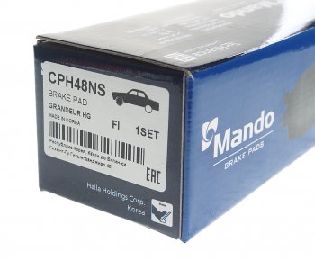 1 149 р. Колодки тормозные передние R16 ceramic (4шт.) MANDO KIA Ceed 2 JD дорестайлинг, хэтчбэк (2012-2015)  с доставкой в г. Тольятти. Увеличить фотографию 3