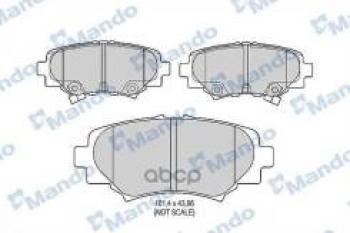 Колодки тормозные задние (4шт.) MANDO Mazda 3/Axela BP хэтчбэк (2019-2025)