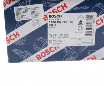 3 699 р. Колодки тормозные задние (4шт.) BOSCH Suzuki Grand Vitara JT 3 двери 2-ой рестайлинг (2012-2016)  с доставкой в г. Тольятти. Увеличить фотографию 4