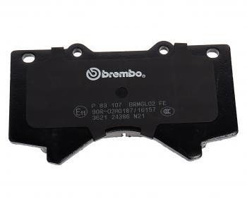 5 999 р. Колодки тормозные передние (4шт.) BREMBO Toyota Land Cruiser 200 2-ой рестайлинг (2015-2021)  с доставкой в г. Тольятти. Увеличить фотографию 3